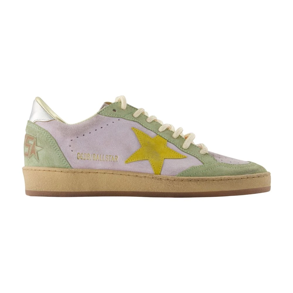 Golden Goose Women's Green Sneakers, 8 Uk, Ball Star Trainers