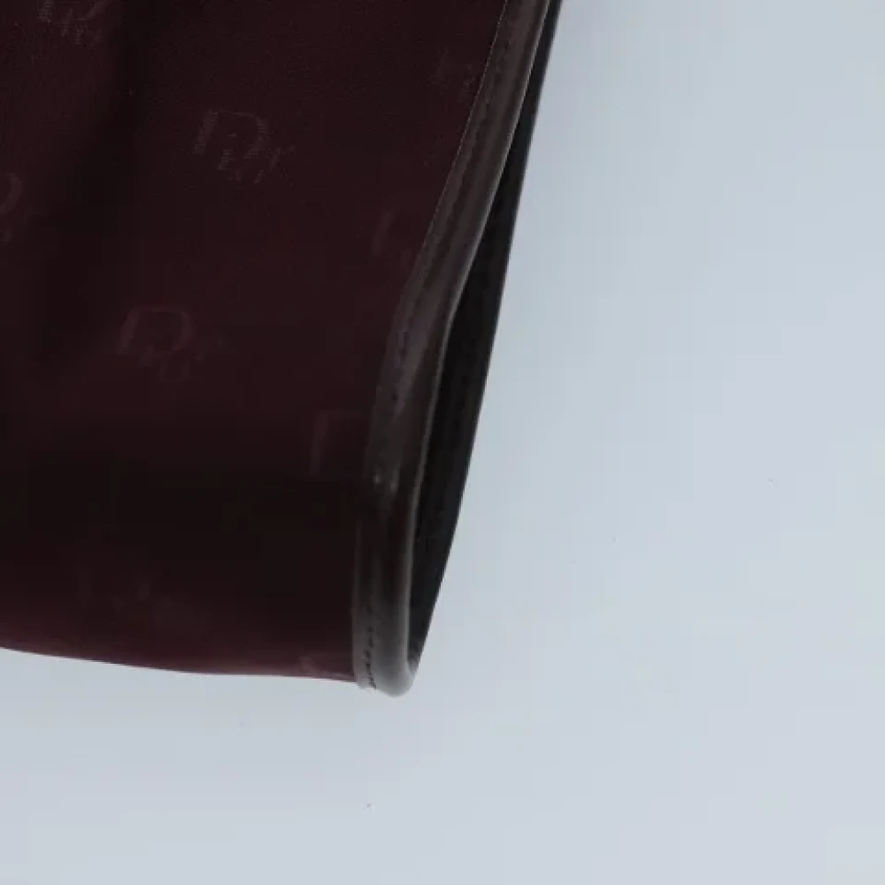 Dior Vintage Pre-owned Fabric dior-bags Red Dames