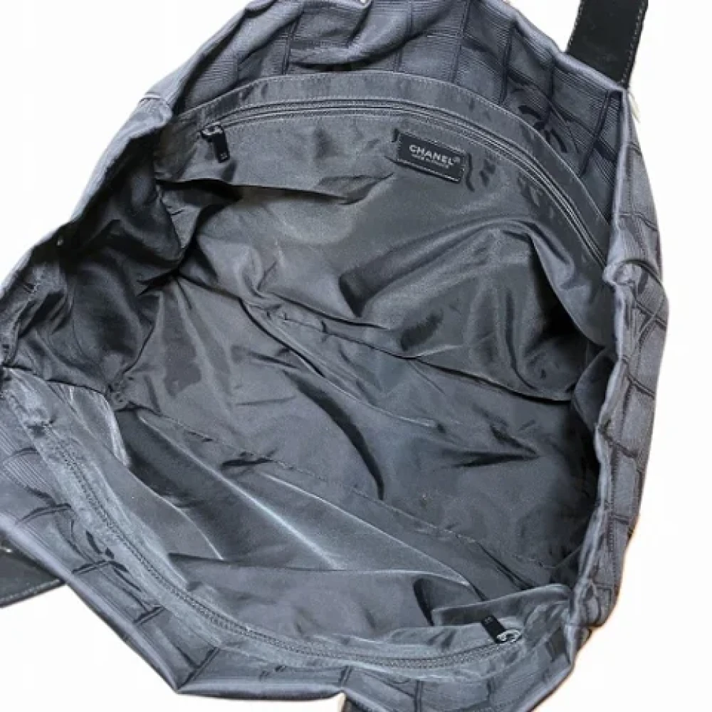 Chanel Vintage Pre-owned Nylon chanel-bags Black Dames