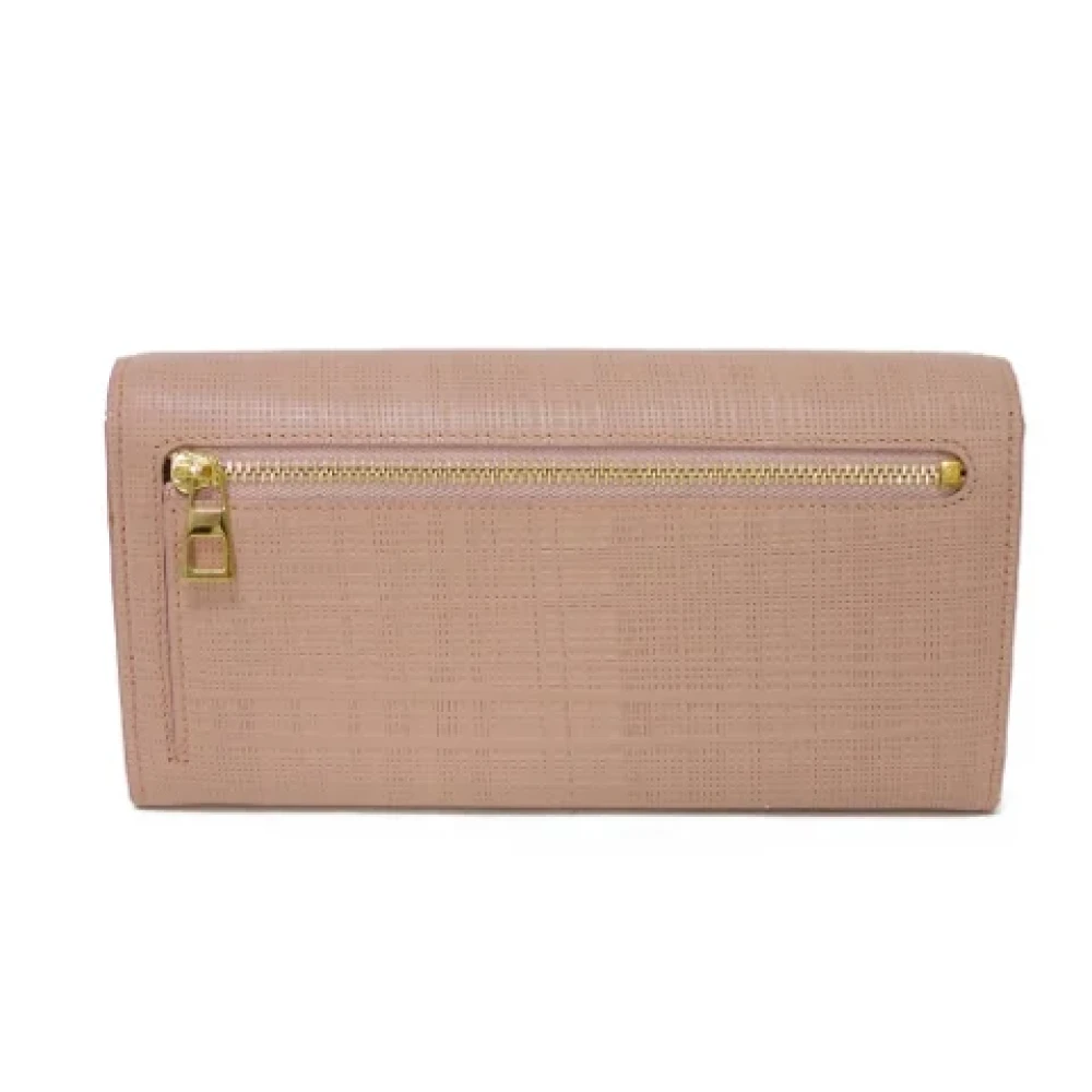 Loewe Pre-owned Leather wallets Pink Dames