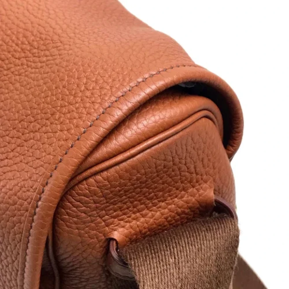 Hermès Vintage Pre-owned Leather shoulder-bags Brown Dames
