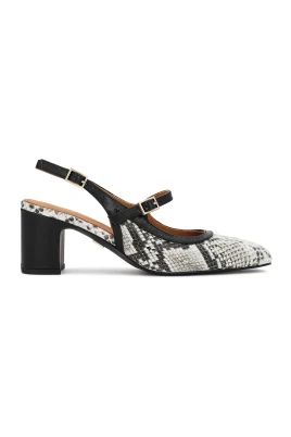 Slingback Pumps i Läder