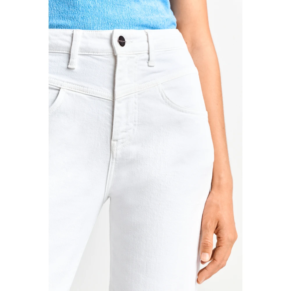 Rich & Royal Casual Wit Denim Jeans White Dames