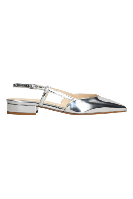 mirror-effect-leather-slingback-sandals