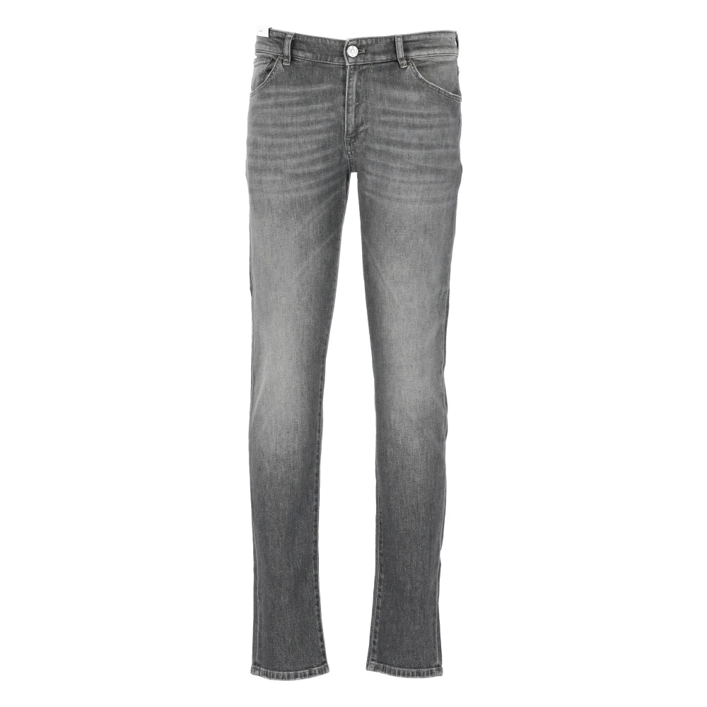 PT Torino Grijze Katoenen Jeans voor Mannen Gray Heren