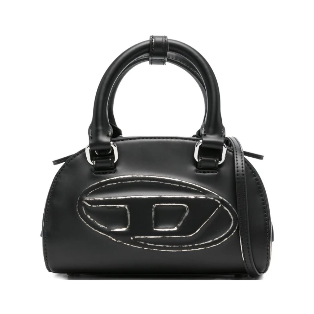 Diesel Women's Black Handbags, One Size, Stylish Shoulder Bag In Nero