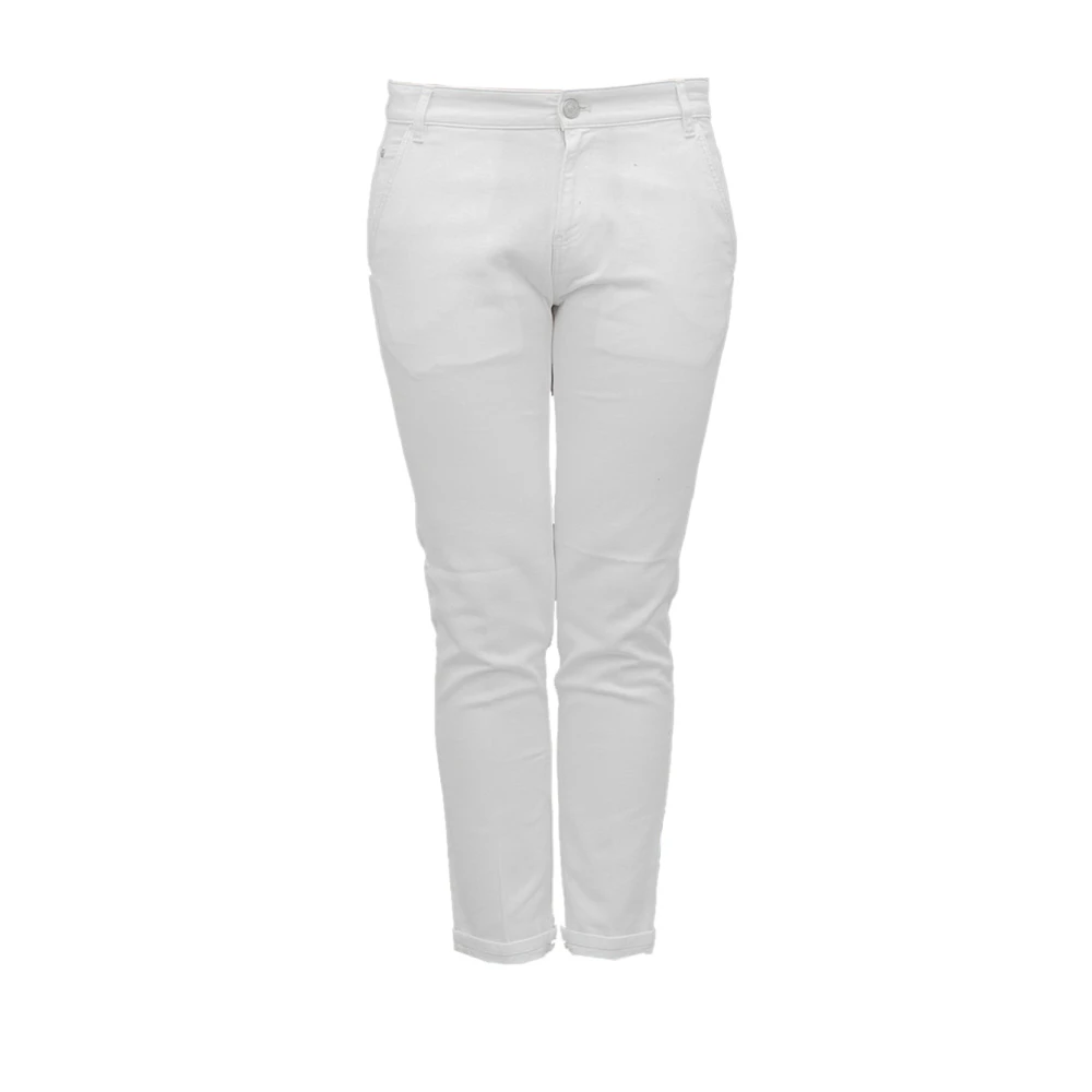 PT Torino Slim Fit Katoen Indie Jeans White Heren