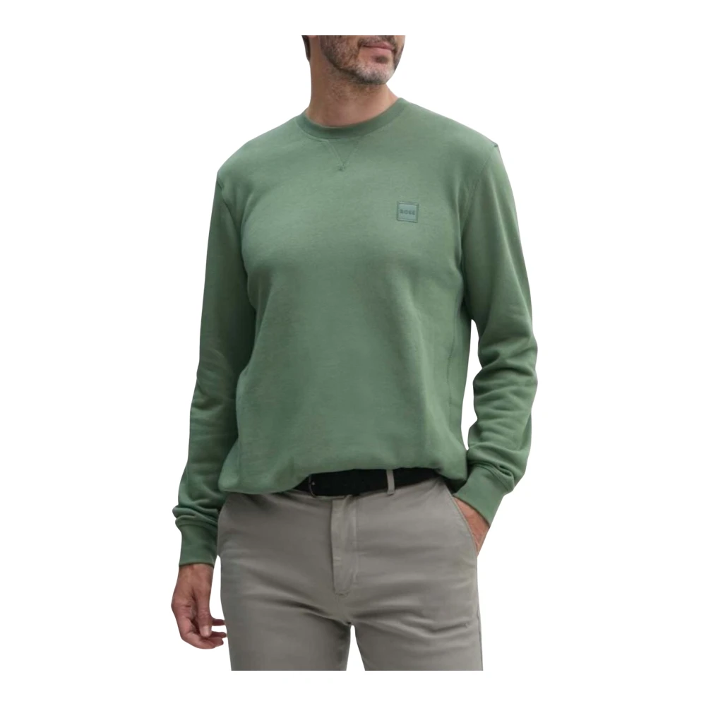 Hugo Boss Heren Westart Sweatshirt Green Heren