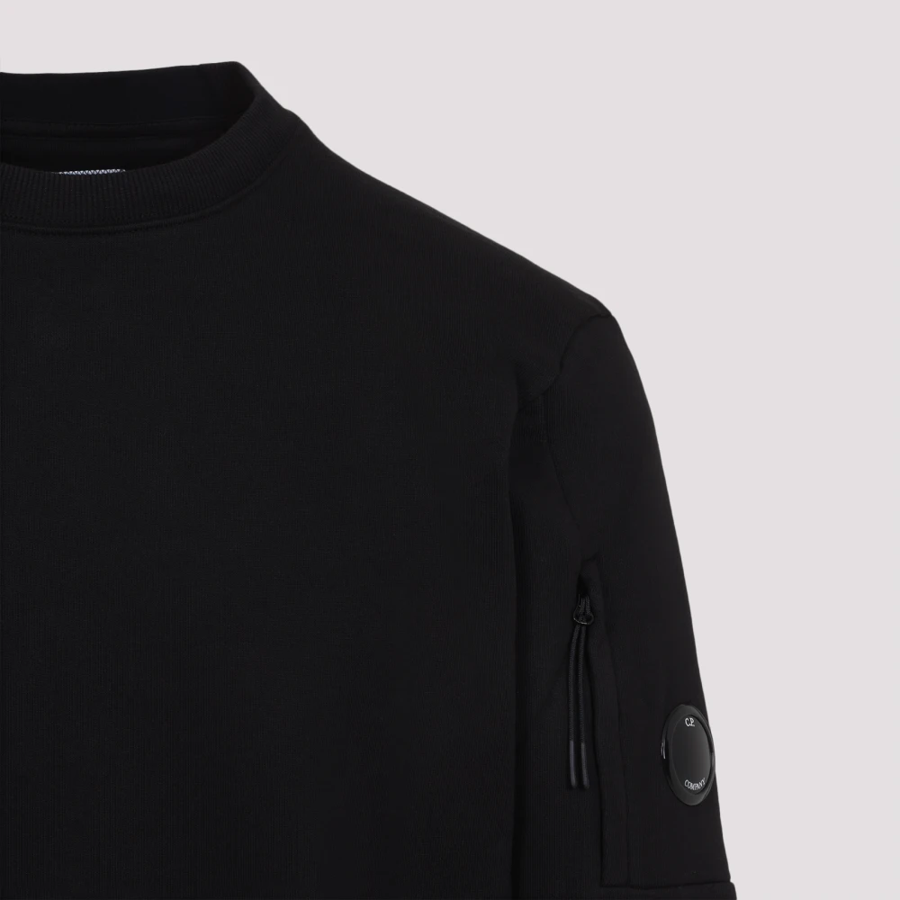 C.P. Company Zwarte Sweatshirt met Ritszak Black Heren