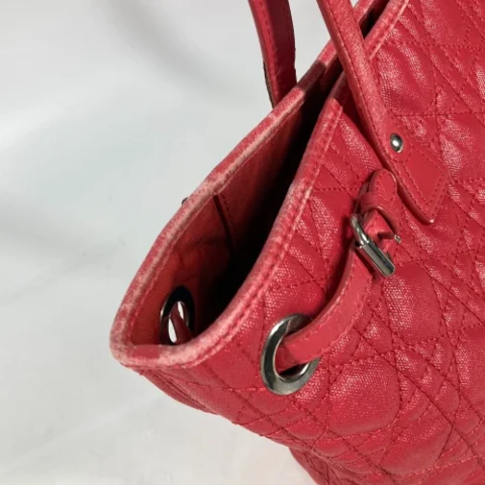 Dior Vintage Pre-owned Fabric dior-bags Red Dames