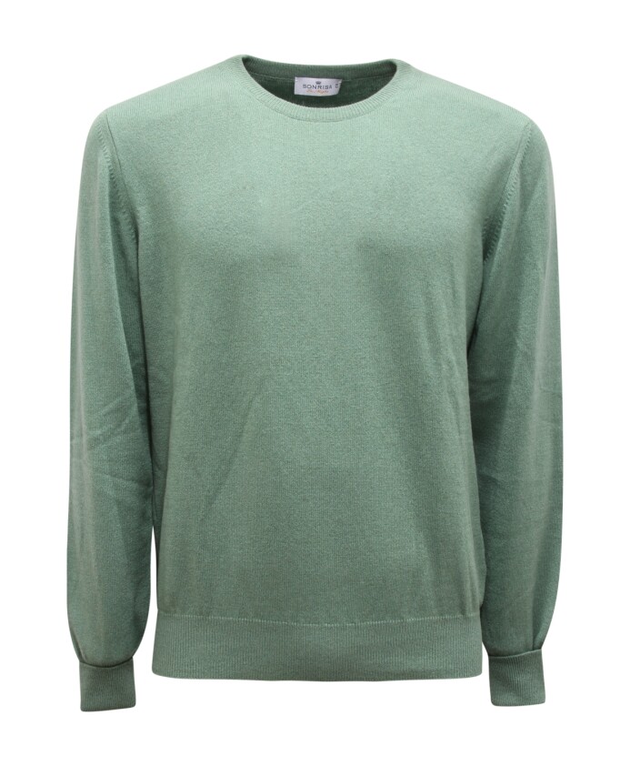 pull-en-cachemire-vert-fabrique-en-italie