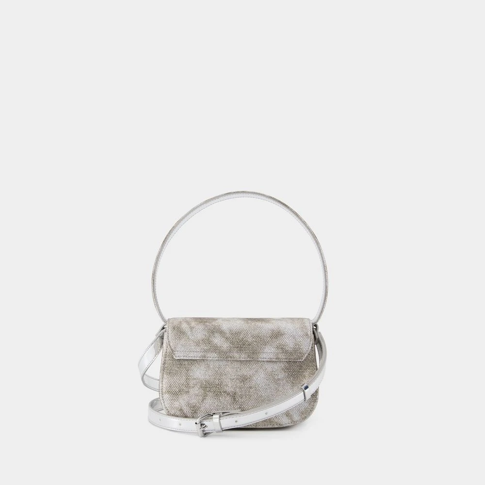 Diesel Beige Synthetische Schoudertas met Klep Beige Dames