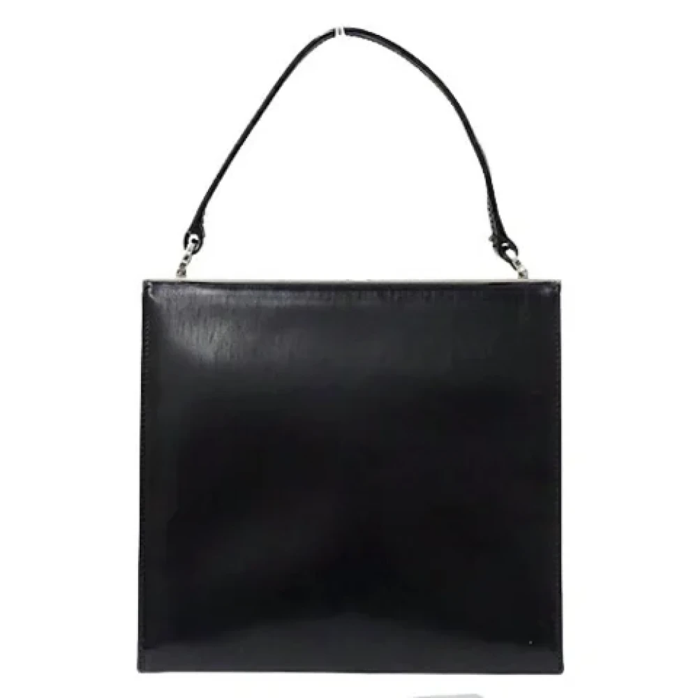 Salvatore Ferragamo Pre-owned Leather handbags Black Dames