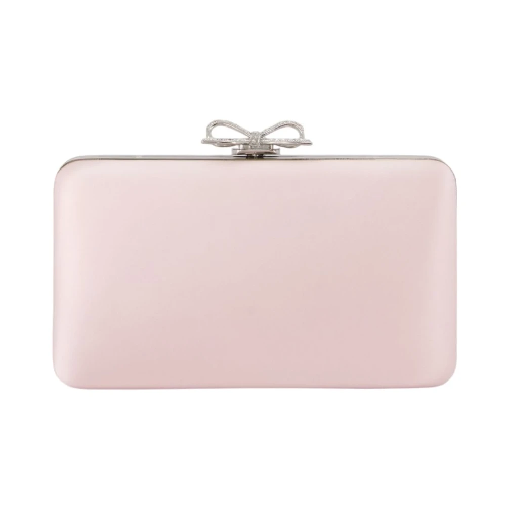 Self Portrait , Clutches, Female, Pink, One Size, Satin Clutch - Image 3