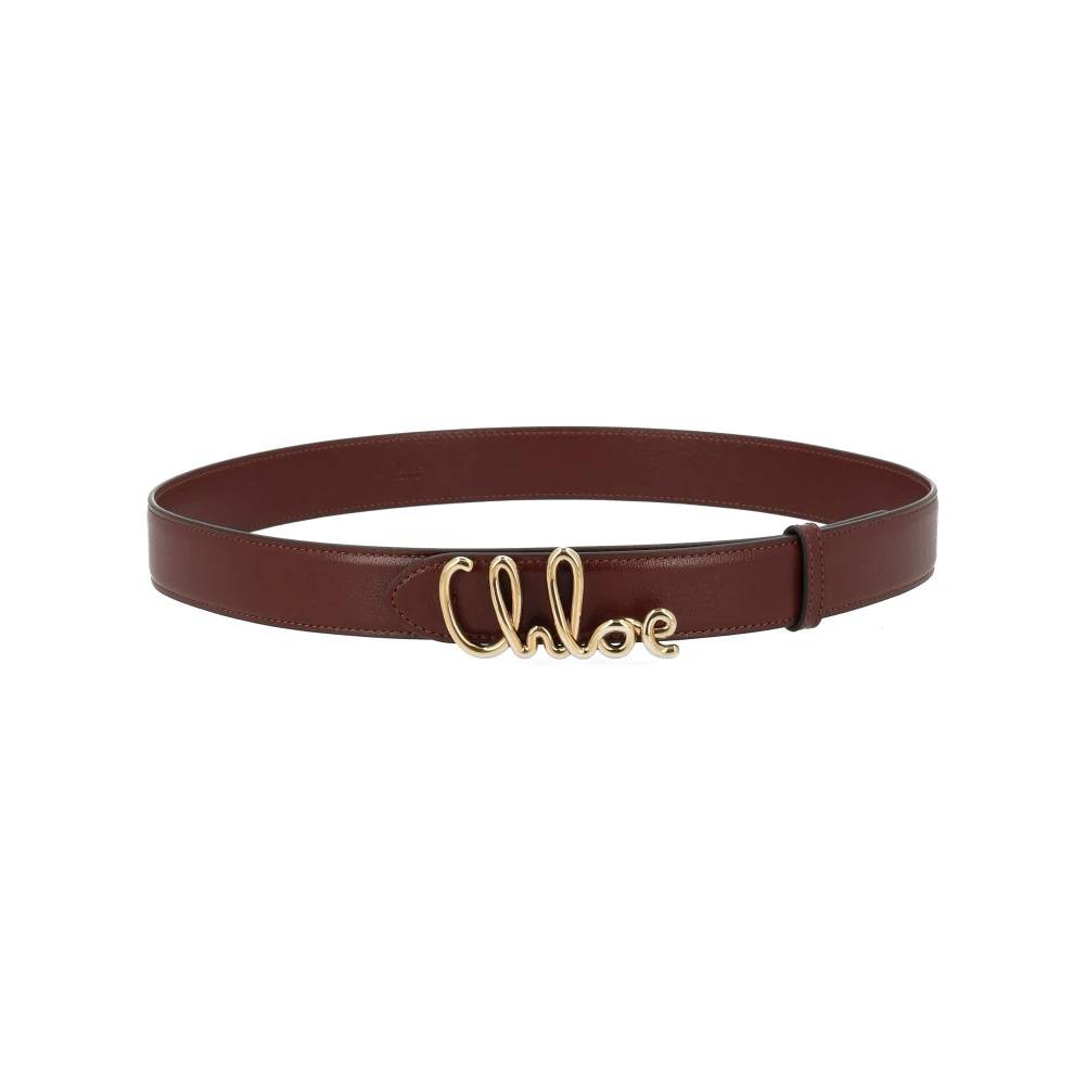 Chloé Iconic Belt - Female - Belts - Brown - S - Accessories