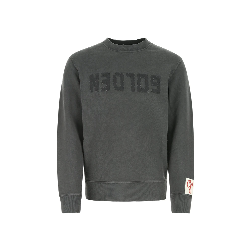 Golden Goose Felpa - Male - Sweatshirts - Gray - Xl - Sweatshirts & Hoodies