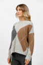 pull-a-col-rond-et-motif-diamant