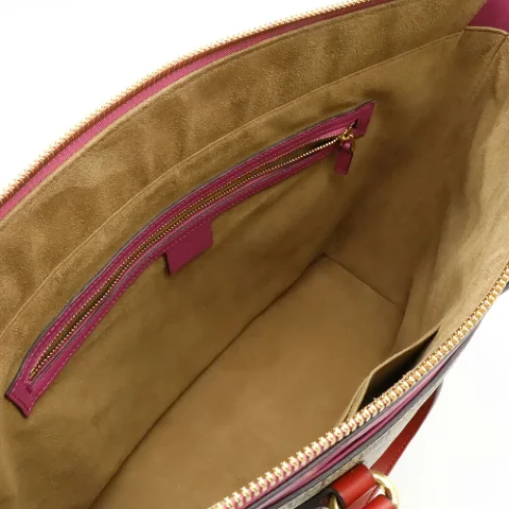Gucci Vintage Pre-owned Fabric gucci-bags Pink Dames