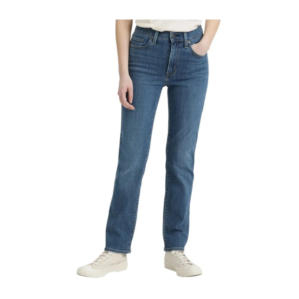 Levi's Women's Blue Straight Jeans,, Trousers 724 W25 L30