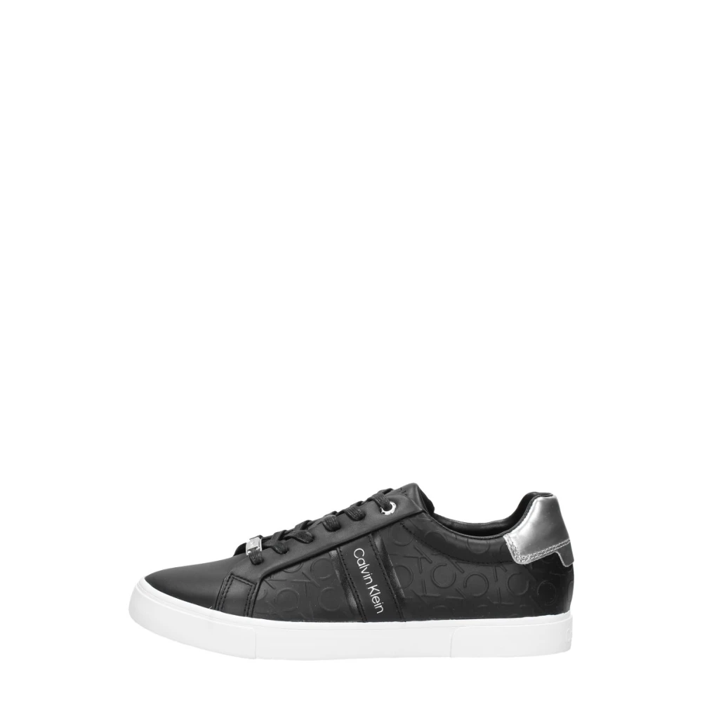 Calvin Klein Low Pro Lace Up Dames Schoenen Zwart