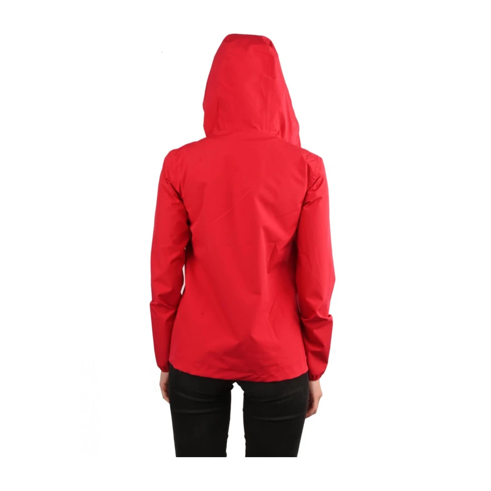 K-way Stretch Dot Jas voor Tussenseizoen Red Dames