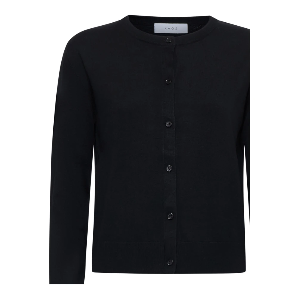Kaos Zwarte Sweaters Collectie Black Dames