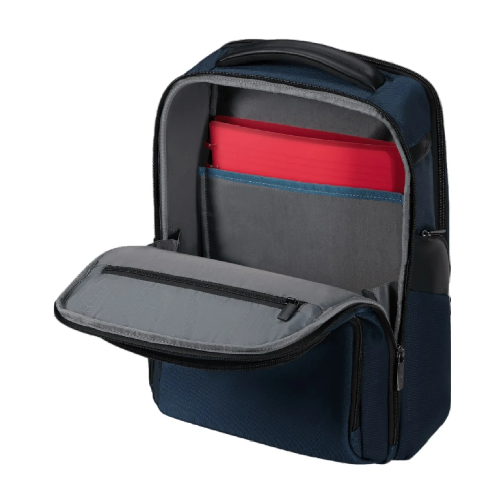 Samsonite Blauwe rugzak met gerecycled PET-stof Blue Unisex