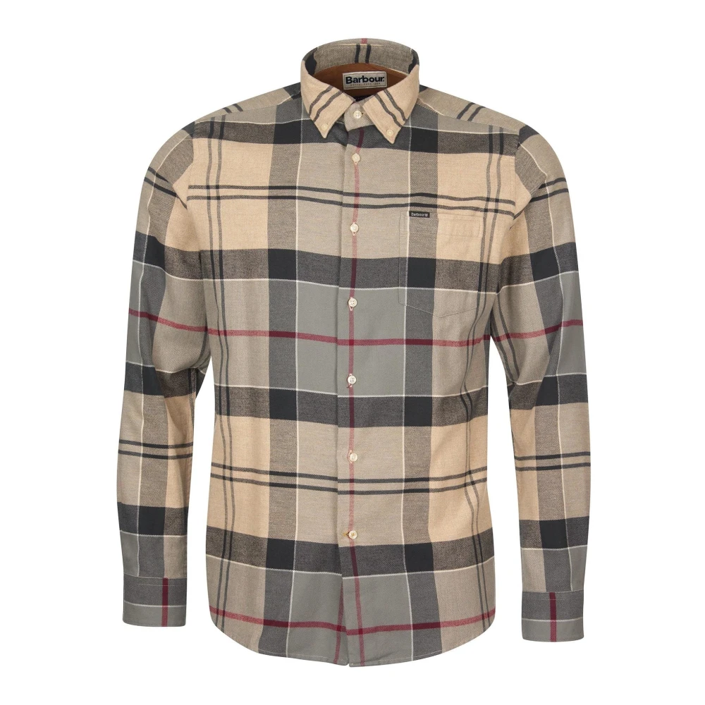 Barbour Edderton Tailored Overhemd Beige Heren