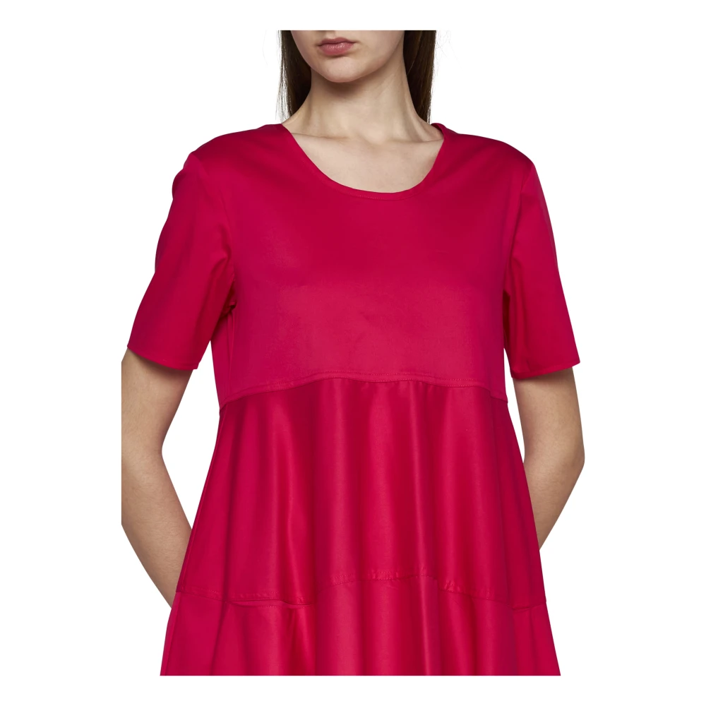 Blanca Vita Rode Midi Jurk met Zakken Red Dames