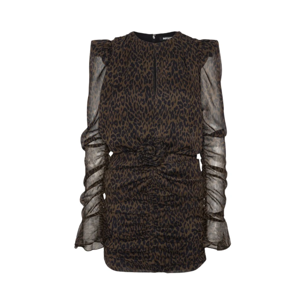Rotate Birger Christensen Rotate Dresses - Female - Short Dresses - Brown - M - Dresses - Image 3