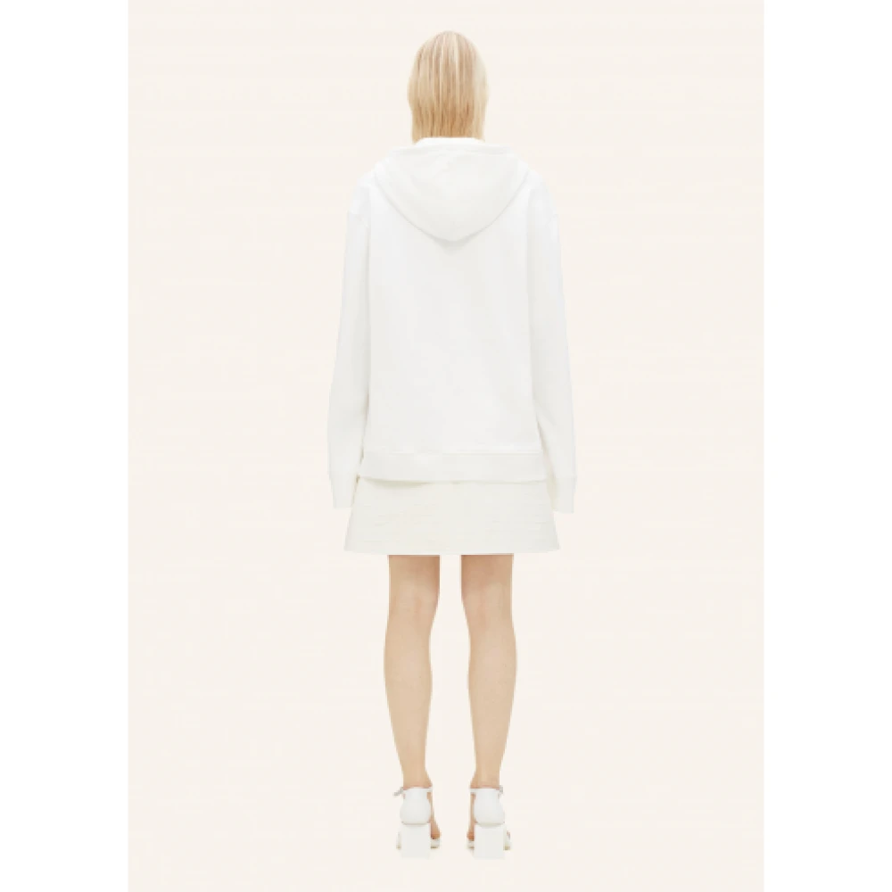 Courrèges Witte Mode Hoodie Sweatshirt White Dames