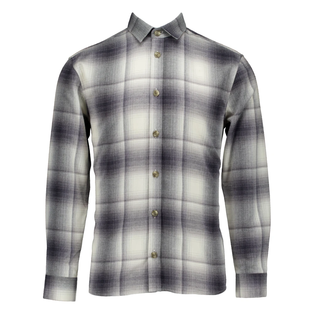The Goodpeople Multicolor Casual Shirts, Male, Xl, Sammie Lange Mouw Overhemd