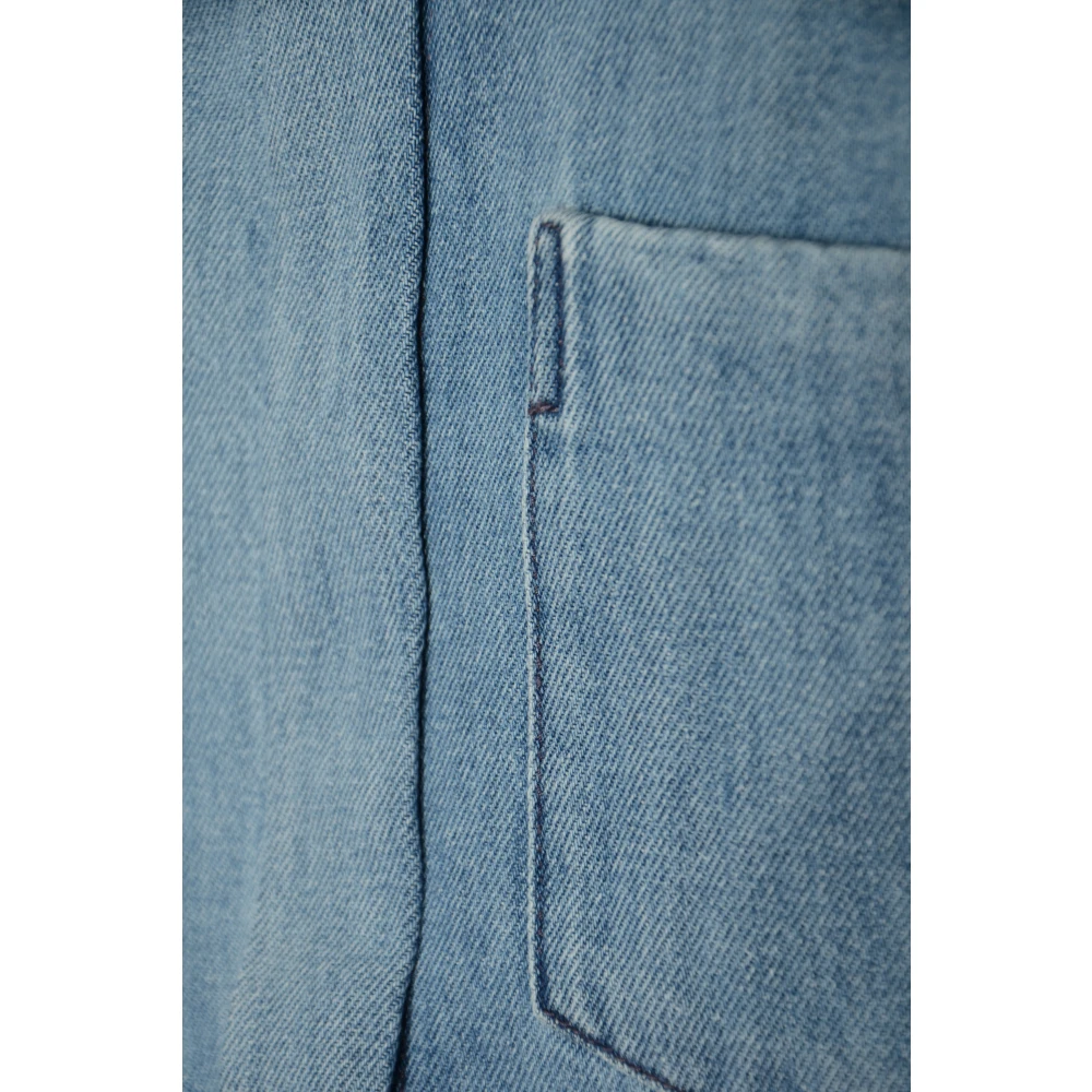 Dries Van Noten Blauw Shirt Corran Stijlvolle Collectie Blue Heren