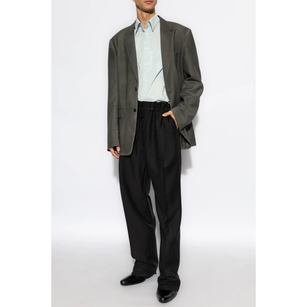 Maison Margiela Wollen blazer Gray Heren