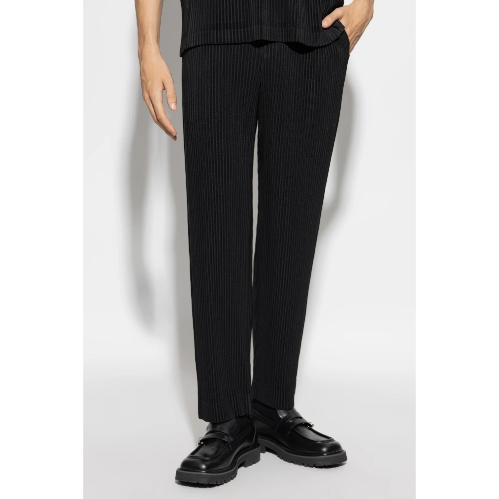 Issey Miyake Geplooide broek Black Heren