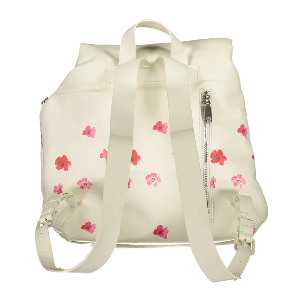 Desigual Witte Rugzak met Contrastdetails White Dames