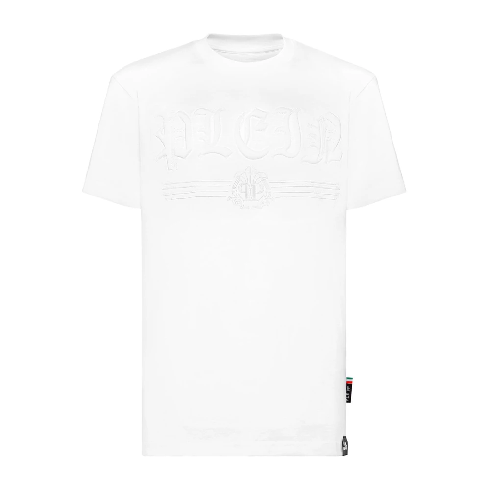 Philipp Plein Casual Katoenen T-shirt White Heren