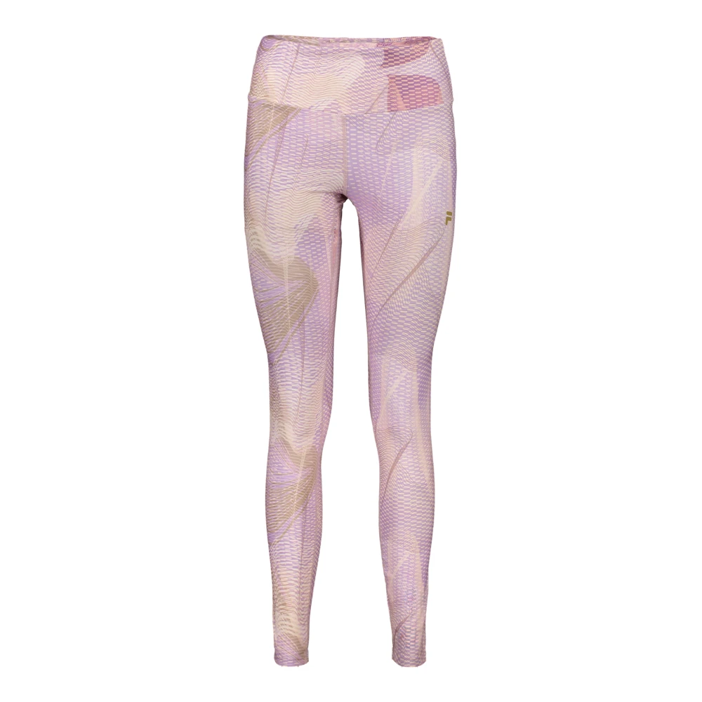 Fila Women's Purple Tavel Aop Leggings
