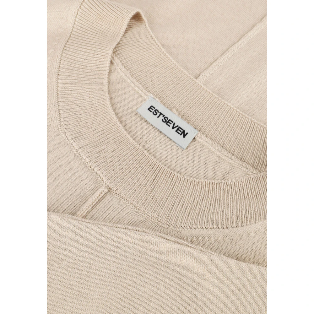 Est'Seven Veelzijdige Suzette Top voor Vrouwen Beige Dames