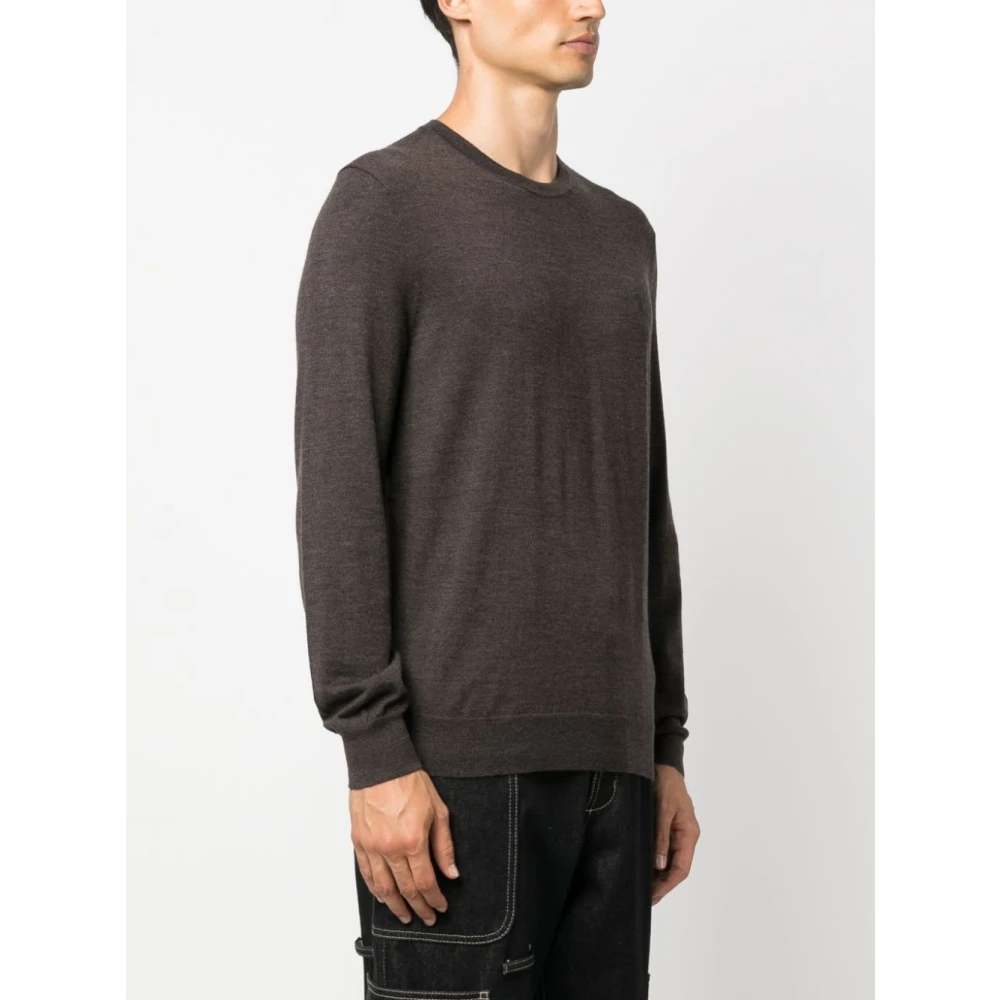 Ralph Lauren Bruine Heather Pullover Trui Brown Heren