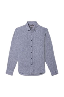linned-slim-fit-skjorte