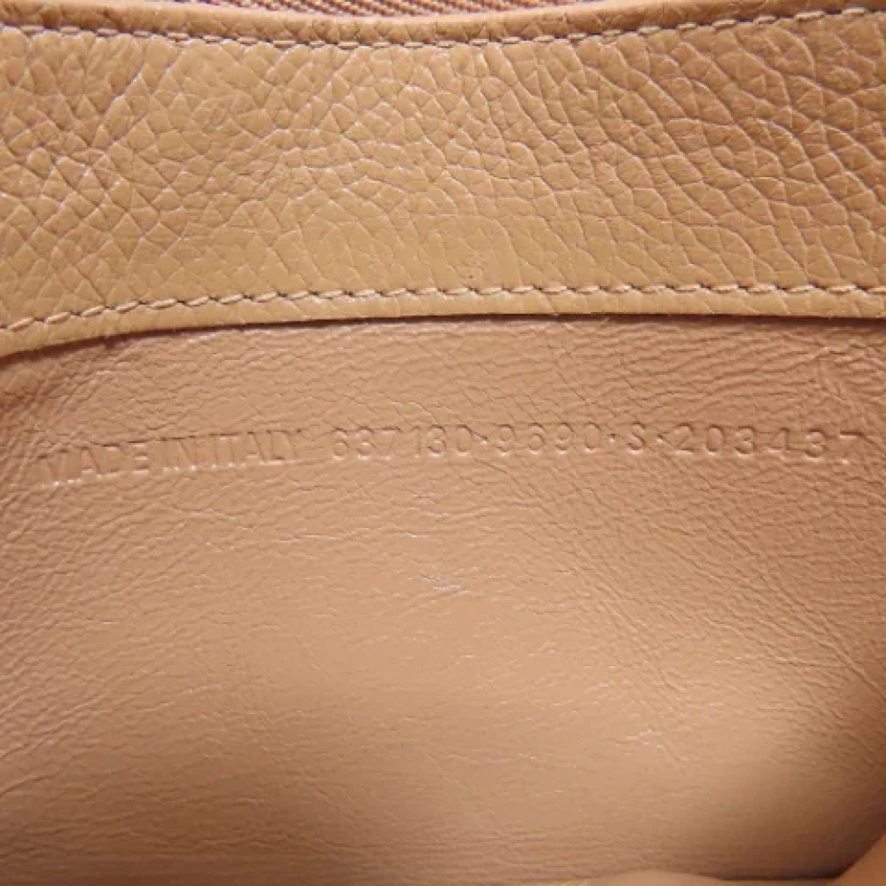 Balenciaga Vintage Pre-owned Leather home-office Beige Dames