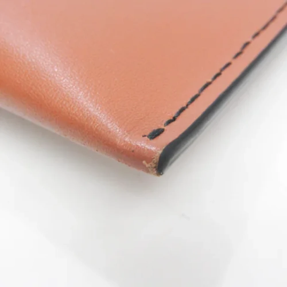 Dior Vintage Pre-owned Leather clutches Brown Dames