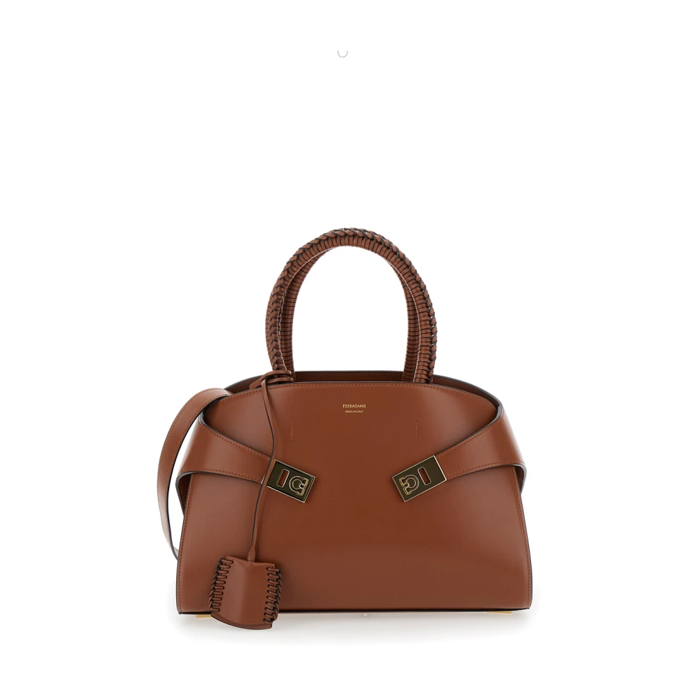 Salvatore Ferragamo Bruine HUG Handtas Brown Dames