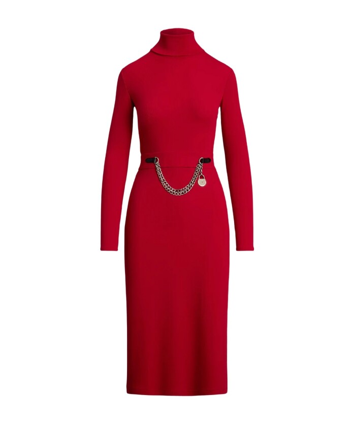 robe-en-tricot-avec-col-roule