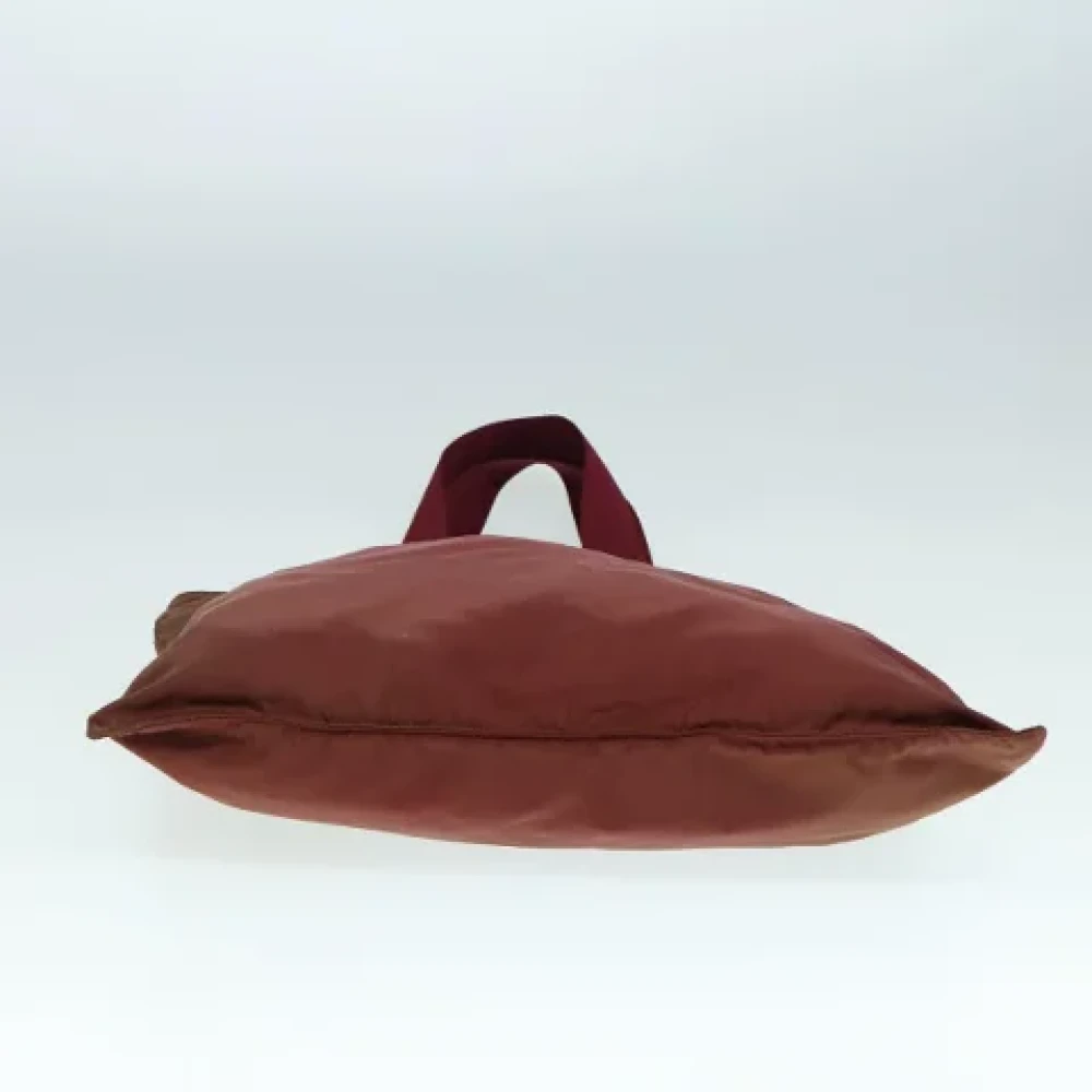 Prada Vintage Pre-owned Nylon totes Red Dames