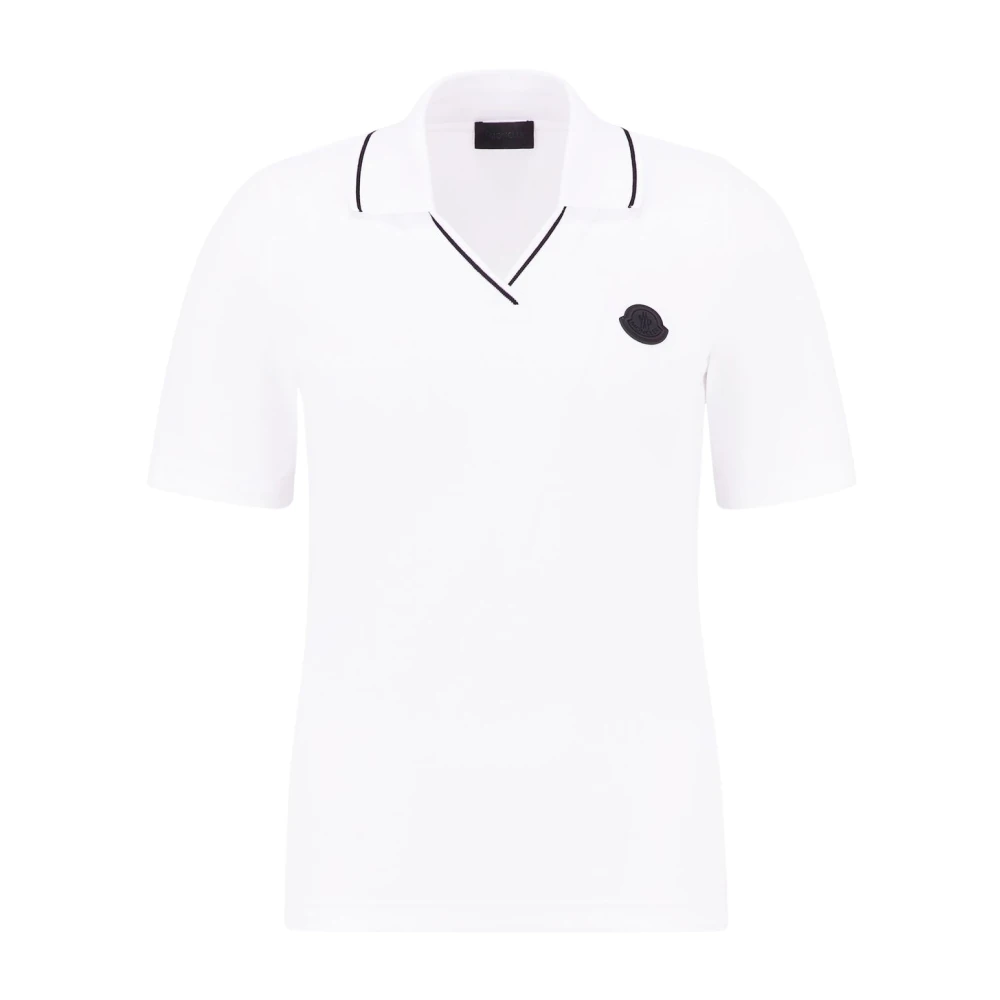 Moncler Stijlvolle Polo Shirt voor Mannen White Dames