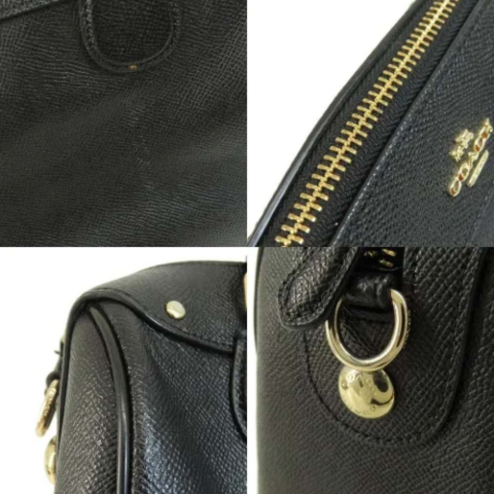 Coach Pre-owned Leather handbags Black Dames
