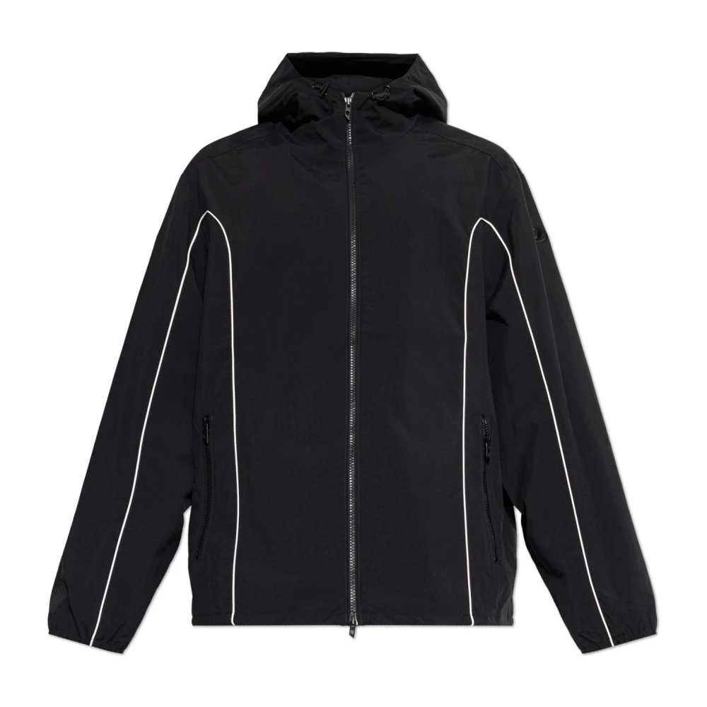 Diesel Uomo Nero Giacche, S, New,