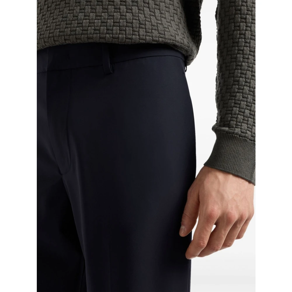 Emporio Armani Blauwe Capsule Broek Lichtgewicht Stijlvol Blue Heren
